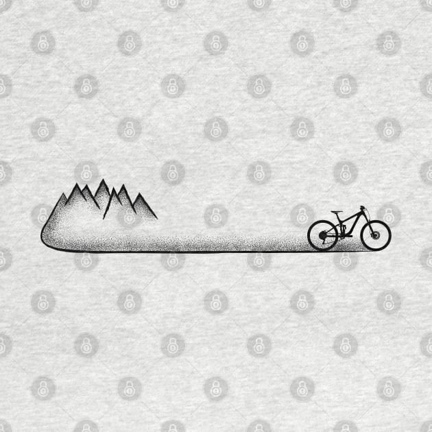 cycling mountain bike biking biker cyclist MTB Downhill gift by TheOutdoorPeople